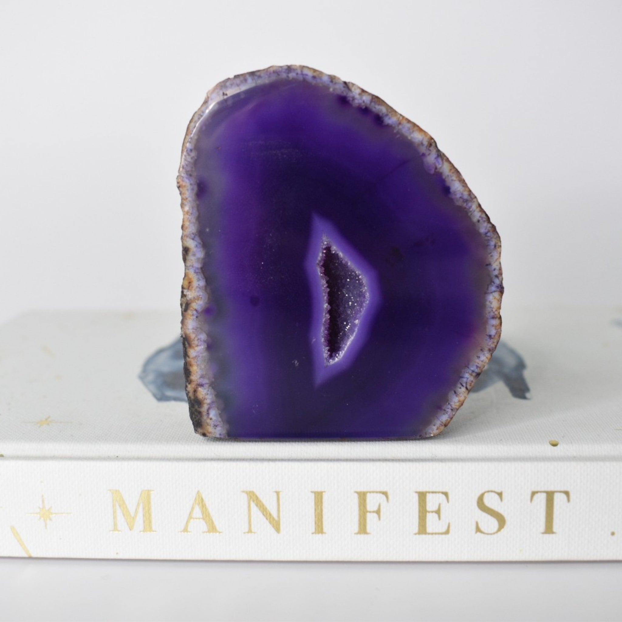 Purple Agate Geode Althaea Soul